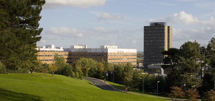 University of Nottingham adjacent to the Queens Medical Centre