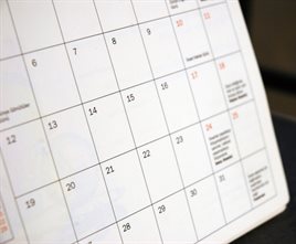 Photo of a calender