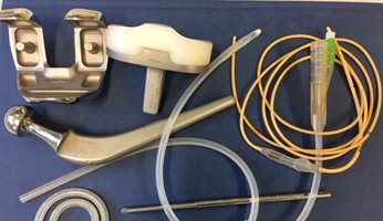 Codman antimicrobial catheter developed by Roger Bayston