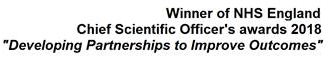 CHT logo and award