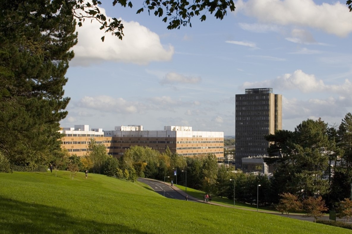 Queens Medical Centre adjacent to University of Nottingham